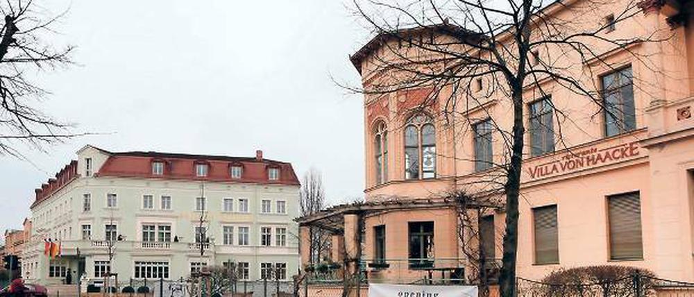 Wieder offen. Die Villa von Haacke mit extravaganter Innenausstattung.
