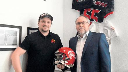 Royalschef Stephan Goericke (r.) und Head-Coach Michael Vogt.