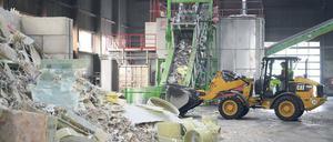 Kreislauf. Windkraftanlagen werden im Zementwerk recycelt.