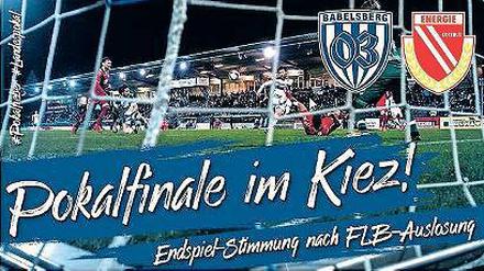 Vorfreude im Kiez aufs Finale.
