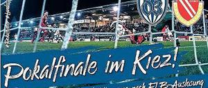 Vorfreude im Kiez aufs Finale.
