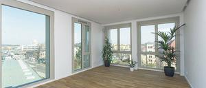 Ausblick. Aus den Büros hat man einen guten Blick auf die Innenstadt.