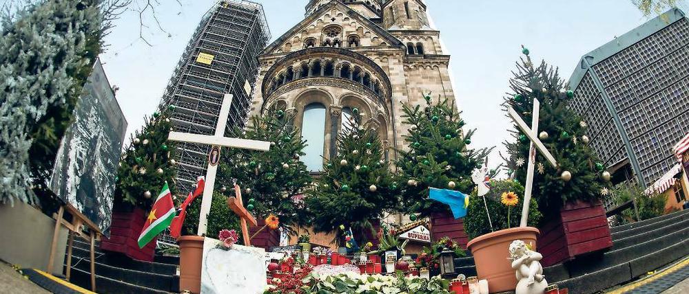 Gedenken. An der Gedächtniskirche starben 2016 elf Menschen.