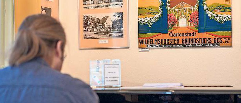 Plakativ. Für Wilhelmshorst wurde bunt geworben.