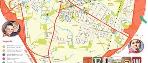 Stadt mit Herz. Zugezogenen und Familien soll der Familienstadtplan eine Orientierung zu Angeboten in der Stadt Teltow bieten. Er liegt kostenlos in der Touristeninformation aus.