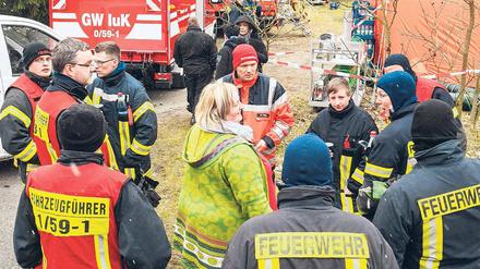Unzugänglich. Der Unglücksort konnte zunächst nicht betreten werden.