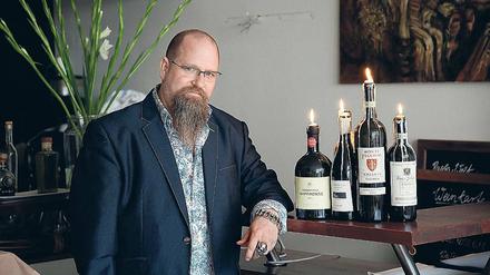 Der Padrone. Neben ausgewählter italienischer Küche will Joseph Griffin auch Bilder im Restaurant „Giuseppes Gusto“ ausstellen.