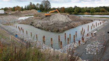 Wann wird die Marina in Teltow fertig? Schätzungen gibt es, Gewissheiten nicht.