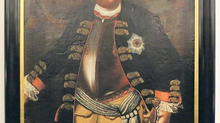 Rostwangig. Friedrich Wilhelm I., neu im Potsdam Museum (Ausschnitt).