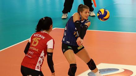 Erfolgreich entlastet. Youngster Sophie Dreblow teilt sich die Libera-Aufgabe.