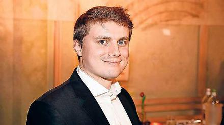 Schick statt sportlich. Christian Poser bei der Olympia-Verabschiedung.