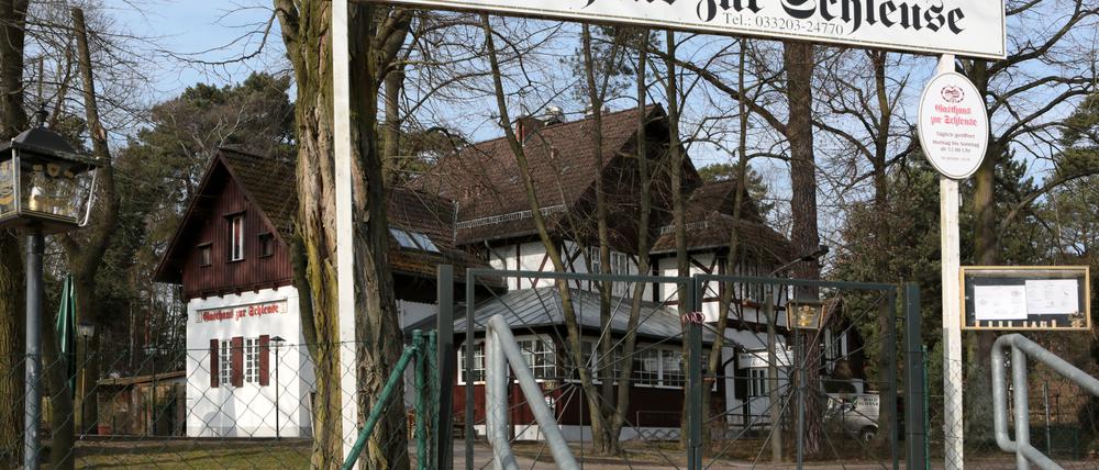 Gasthof zur Schleuse in Kleinmachnow.