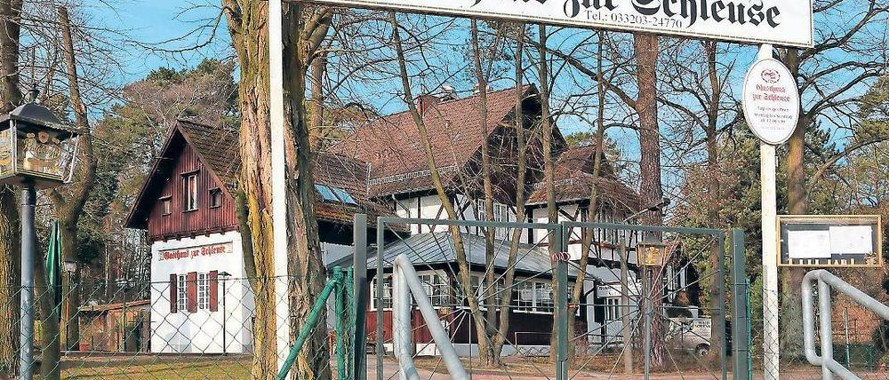 Traditionsreich. Das Gasthaus Zur Schleuse wurde 1905 erbaut.