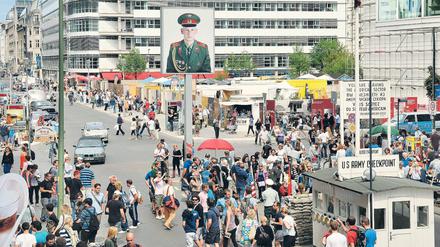 Außenwirkung. Lars Krückeberg vom Büro Graft hat für die Biennale den Berliner „Checkpoint Charlie“ als städtische Attraktion in den Blick genommen.