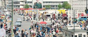 Außenwirkung. Lars Krückeberg vom Büro Graft hat für die Biennale den Berliner „Checkpoint Charlie“ als städtische Attraktion in den Blick genommen.
