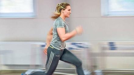 Temporeich. In Potsdam wurde Lisa Buckwitz eine Top-Anschieberin.