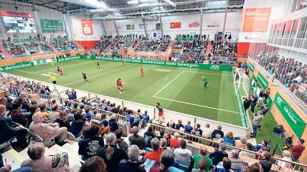 Immer wieder gern besucht. Zum Turbine-Hallencup kehren Gastmannschaften und Zuschauer seit nunmehr sechs Jahren zurück. Von den teilnehmenden Teams waren alle schon mal da.