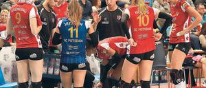 Appell. SCP-Trainer Davide Carli fordert Kampfgeist von seinem Team.