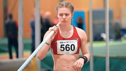 Hoch hinaus. Leni Freyja Wildgrube ist U18-Vizeweltmeisterin.