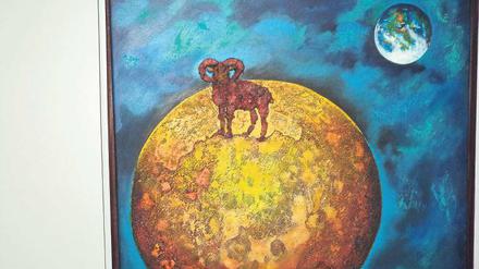 Kunst mit Rost. Das Wolkenschaf von Karin Vieth-Haase.