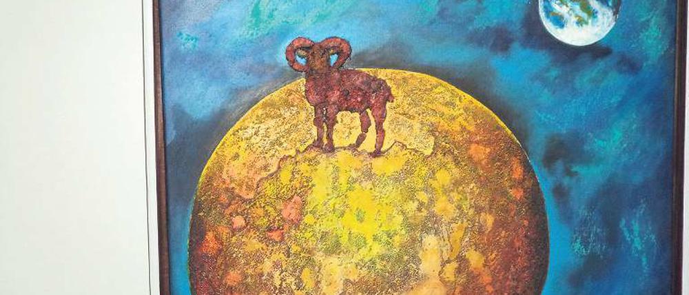 Kunst mit Rost. Das Wolkenschaf von Karin Vieth-Haase.