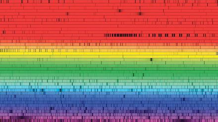 Signalstark. Spektrum des solaren Zwillingssterns 18 Scorpii.