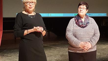 Zehn Jahre Familienbegrüßungsdienst der Stadt Potsdam: Regina Volkmer (l.) hat ihn mit aufgebaut.