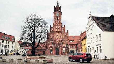 Saniert. Das Altstädtische Rathaus in Brandenburg/Havel.