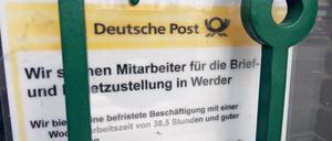 Zu wenig Personal. Bei Beschwerden über unpünktliche Zustellungen verweist die Post immer wieder auch auf eine angespannte Personalsituation.