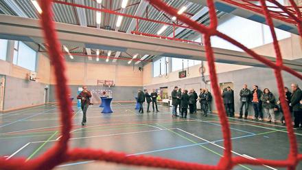 Gute Bedingungen. Die neu gebaute Einfeldhalle an der Babelsberger Motorhalle wird dringend gebraucht. Sie wird von der Goethe-Schule und dem Bertha-von-Suttner-Gymnasium für den Sportunterricht sowie vom Verein Motor Babelsberg genutzt.