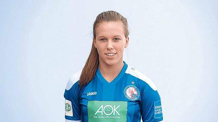 Sie bleibt eine Turbine. Viktoria Schwalm hat einen neuen Vertrag bis Sommer 2020 unterschrieben.