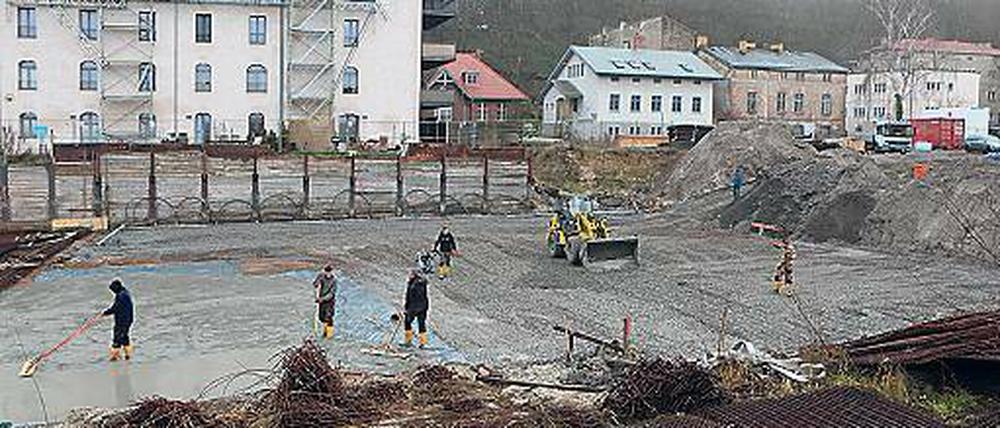 Es tut sich was. Nach langem Stillstand soll die Tiefgarage nun gebaut werden.