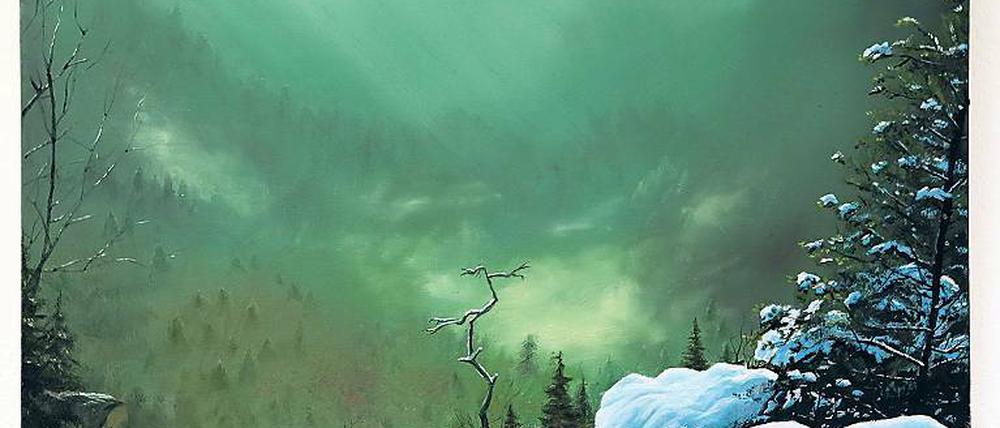 Seelenlandschaften. Nadine Conrads Bild „Abend“.