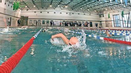 Es geht voran. Der Schwimmstandort Luftschiffhafen steuert einer Zukunft als Bundesstützpunkt entgegen.