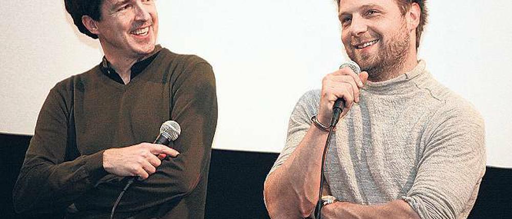 Film ab. Produzent M. Reinecke und Darsteller C. Letkowski im Thalia.