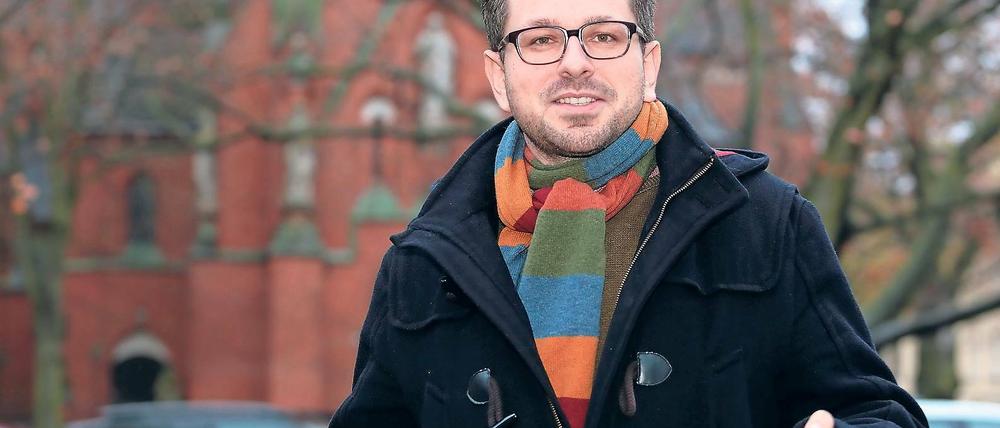 Der Neue in Potsdam-West. Tobias Ziemann ist seit November Pfarrer in der Gemeinden Erlöser, Heilig-Kreuz und Geltow. Vorher war der 34-Jährige sieben Jahre Landpfarrer in Brandenburg. Er probiert gern Neues, macht Radio und twittert.