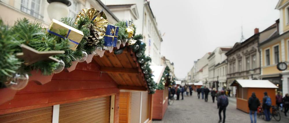 Am Montag wird der Weihnachtsmarkt in der Brandenburger Straße eröffnet.