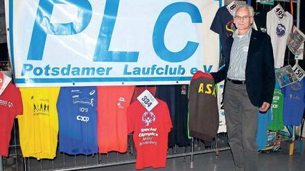 Laufstar vergangener Tage. PLC-Mitbegründer Jürgen Straub holte zu seiner aktiven Zeit als Mitglied des ASK Vorwärts Potsdam Silber bei Olympia in Moskau.