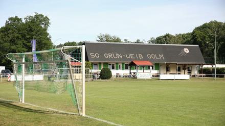 Am Kuhforter Damm in Golm spielt die SG Grün-Weiß Golm. Dort soll ein neuer Kunstrasenplatz entstehen.