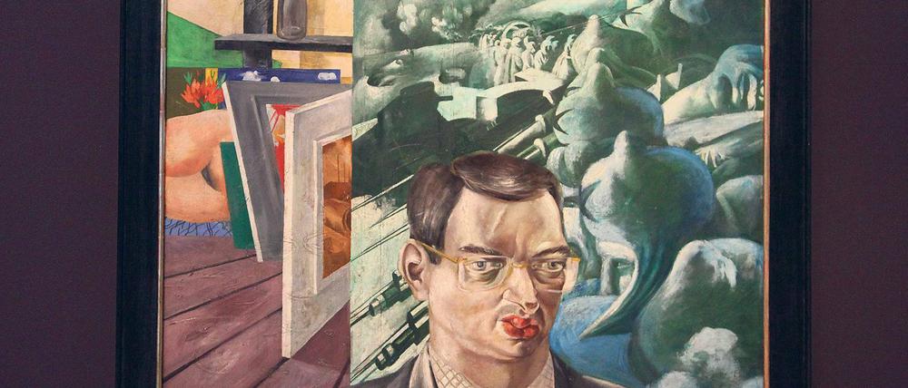 Vollblutmaler. Arno Rink, Malermacher, Vater der Neuen Leipziger Schule, porträtierte 1968 den nicht gerade sympathisch wirkenden Henry Schumann, dessen „Ateliergespräche“ in der DDR legendär waren. Das Bild gibt Einblick in das Atelier des damals 28-jährigen Arno Rink. Der Akt im Hintergrund sollte bald in den Vordergrund rücken.