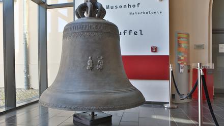 Bei der Ausstellung wird auch der 1,80 Meter große Nachbau der Glocke der Wilsnacker Wallfahrtskirche gezeigt.
