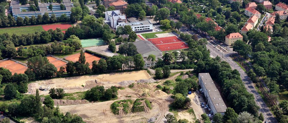 Potsdams Linke erwägt einen Planungsstopp für die Planungen für Wohnungen auf dem Gelände des ehemaligen Tram-Depots an der Heinrich-Mann-Allee.