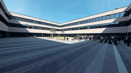 Alles neu. Die Leonardo-da-Vinci-Gesamtschule konnte ihren Neubau in der Esplanade im September beziehen. Sie ist eine von 15 städtischen weiterführenden Schulen.