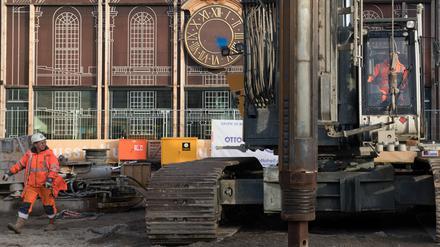 Der Wiederaufbau des Turms der Garnisonkirche hat begonnen.
