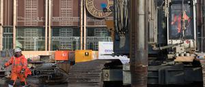 Der Wiederaufbau des Turms der Garnisonkirche hat begonnen.