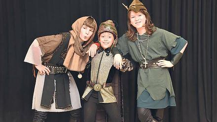 Helden in Strumpfhosen. Die „Buntspechte“ geben „Robin Hood“.