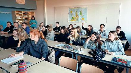 Nachhaltig. Die Schüler debattieren über Umwelt- und Klimaschutz.