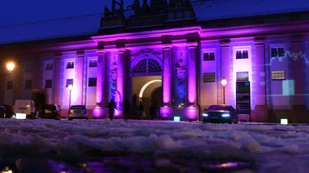 Der historische Kutschstall war 2016 Teil der Aktion "Unterwegs im Licht".