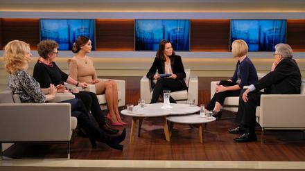 Thema Sexismus-Debatte: Anne Will und ihre Gäste