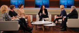 Thema Sexismus-Debatte: Anne Will und ihre Gäste